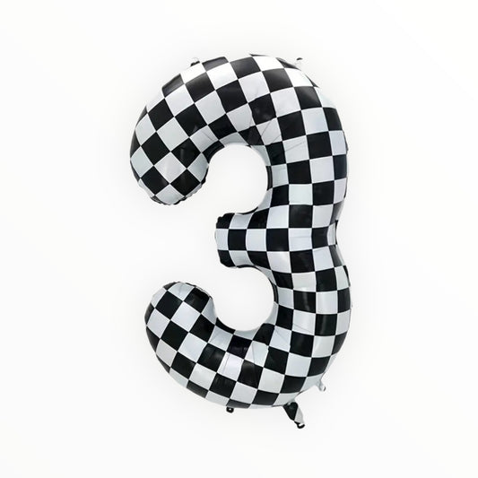 Cheeky Checkers - Foil Balloon Number