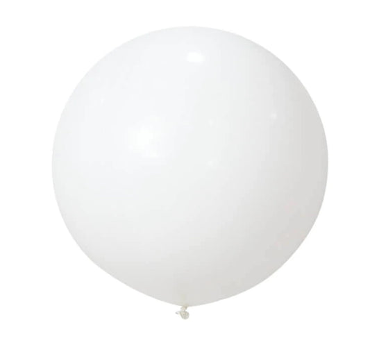Jumbo White Round Balloon